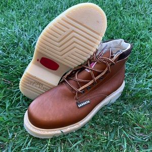 Ladies work Boots 100% Leather Brown Made n Mexico